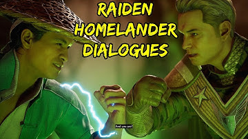 Raiden v Homelander - Dialogues - Mortal Kombat 1