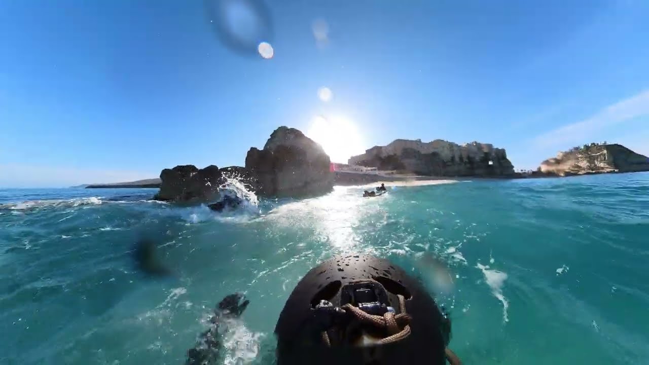 Coasteering invernale a Tropea