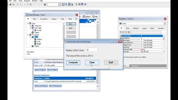 Area of a Circle in Visual Foxpro