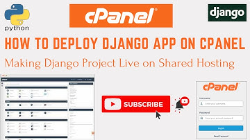 Deploy Django App on Cpanel ( Linux Shared Hosting ) | Making Django Project Live | NsCube Tech