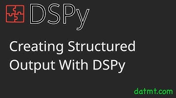 Generating Structured Output With DSpy and Pydantic