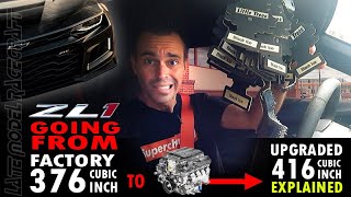 ZL1 Camaro LT4 blower with a 376ci vs 416ci explained