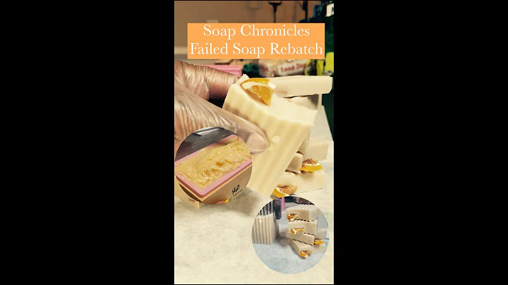 Soap Chronicles:Cold Process Soap Fail Rebatch Natural Soapmaking Lye Heavy