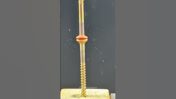 I tested friction welding #experiment #satisfying #science #friction #asmr #welding #modernsciense