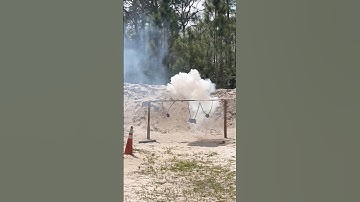 Exploding target ￼at the gun range watch what happens🔥‼️🔥Watchtower Apache Gun 🔥👀✨