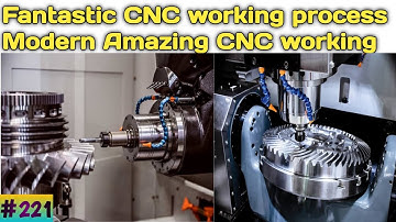 Modern CNC Lathe Turning Machine Working, Amazing CNC Machining Machines|| CNC turning machine ||