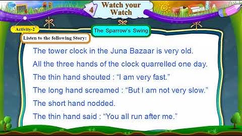 ધોરણ-6॥ વિષય- અંગ્રેજી || Std-6 || Unit-4. Watch your Watch || Activity-3 Video || Sem-1.
