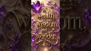 My Life Expands in Wealth, Wisdom &amp; Wonder | Daily Abundance Activation ✨ #shots #moneymagnetism