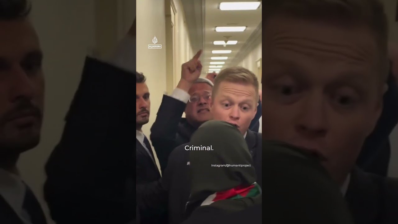 Ben Gvir Confronted By Relatives Of Palestinians At US Capitol AJ Shorts