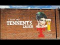 Glasgow Tennents Caledonian Wellpark Brewery Beautiful Murals on Duke Street