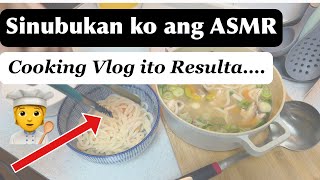 SINUBUKAN KO ANG ASMR COOKING VLOG / Pinay in South Korea / Amin kitchen vlog / Chicken Noodles soup