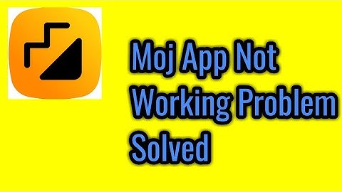 Fix Moj app not working problem Solved// Moj app sahi tarike se kam nahi kar raha problem solve.