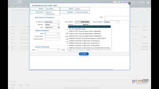 Fund Requisition - PrismERP