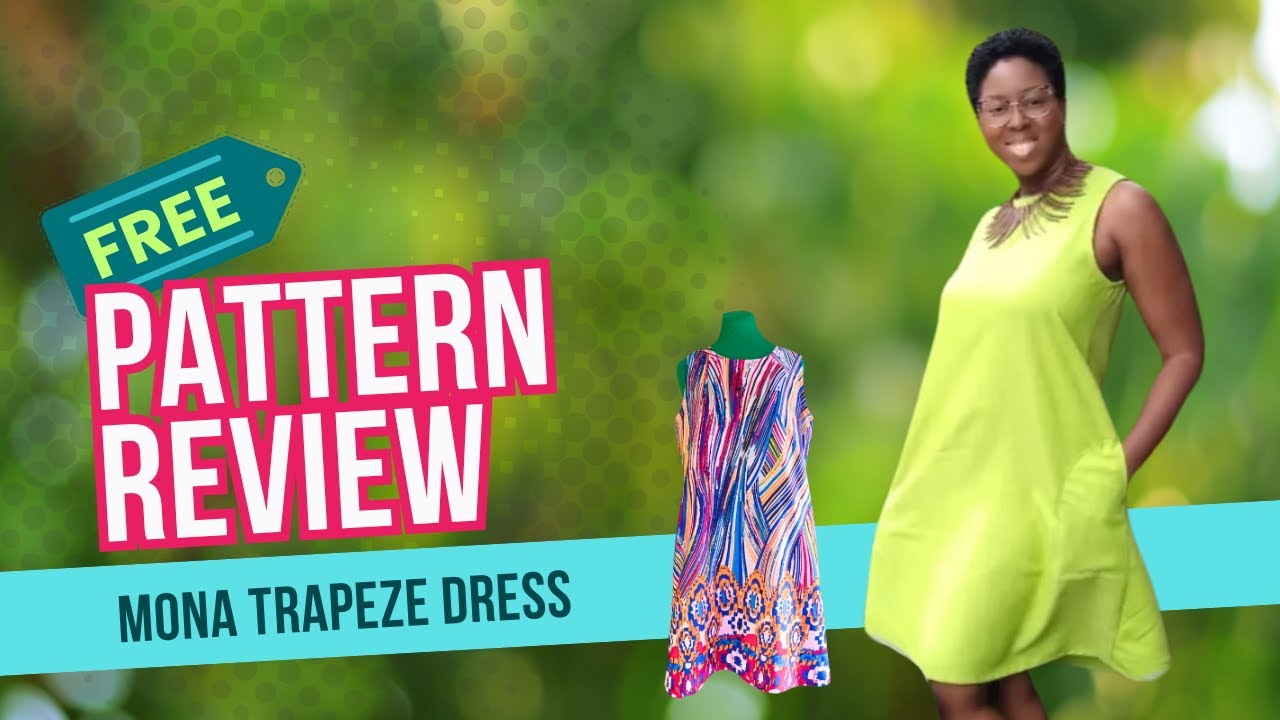 Mona Trapeze Dress: FREE Sewing Pattern Review