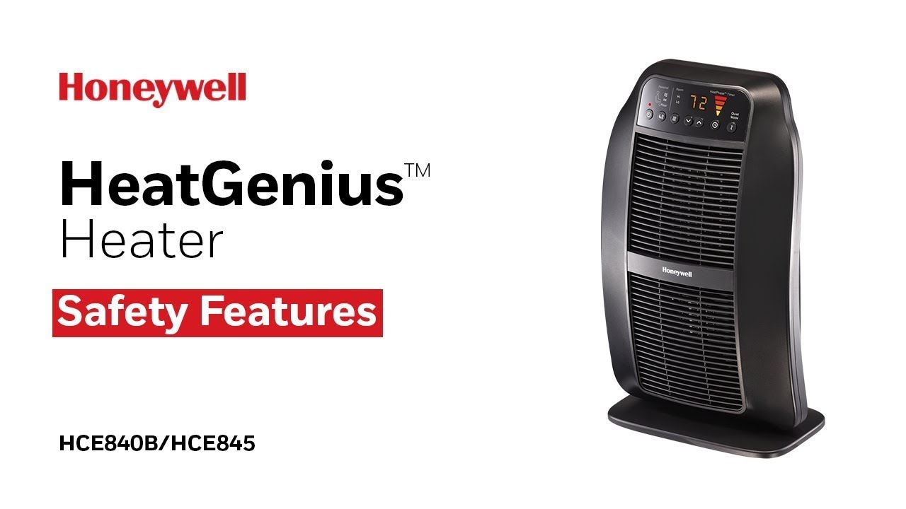 Honeywell HeatGenius™ Ceramic Heater HCE840B/HCE845 - Safety Features -  YouTube