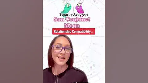 Astrology Compatibility - Sun Conjunct Moon in Relationship Chart Synastry #astrologyjane