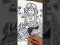 💫Ganpati bappa morya 🌟 mangal murthi morya ⭐️ #trending #shorts #ganpati #indianculture #art :)