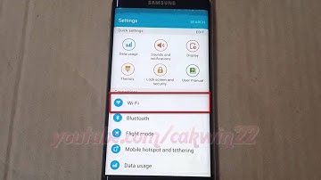 Android : How to Enable Always Keep Wifi on during sleep in Samsung Galaxy S6 and S6 Edge