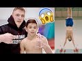 12 YEAR OLD GYMNAST BREAKS WORLD RECORD