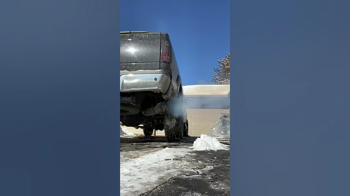 2015 Ford F-350 6.7 Powerstroke cold start (-10 degrees F)