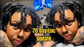 Update Day 70| Who Knew This Would Happen!! Her Starter Locs Grew Fast
