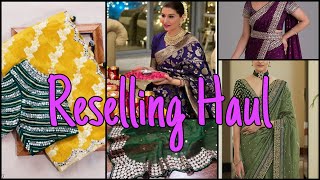 Meesho Saree Haul | Reselling Haul | Wedding special Haul | Partywear Saree Haul | Saree | Meesho