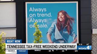 Tennessee sales tax holiday draws large crowds to Tanger Outlets