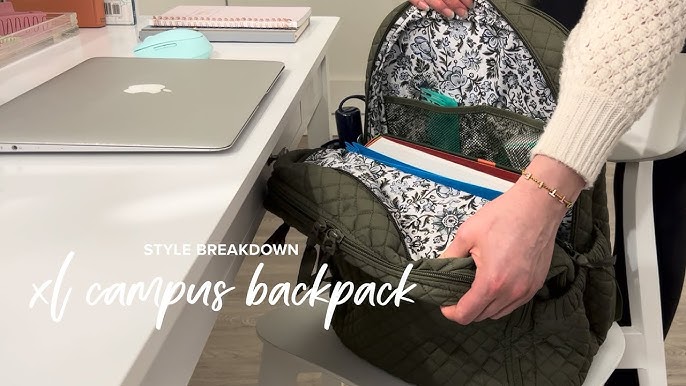 Load Test — Vera Bradley XL Campus Backpack in Performance Twill (Park  Stripe) - YouTube