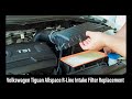 How to Replace Tiguan Allspace R-Line/Passat/Golf Intake Filter *TUTORIAL*