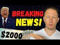 JUST IN!! $2000 + $600 Second Stimulus Check & Third Stimulus Check Update