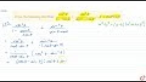 Prove the following identities:  `(cos^2theta)/(1-tantheta)+(sin^3theta)/(sintheta-costheta)=1+...