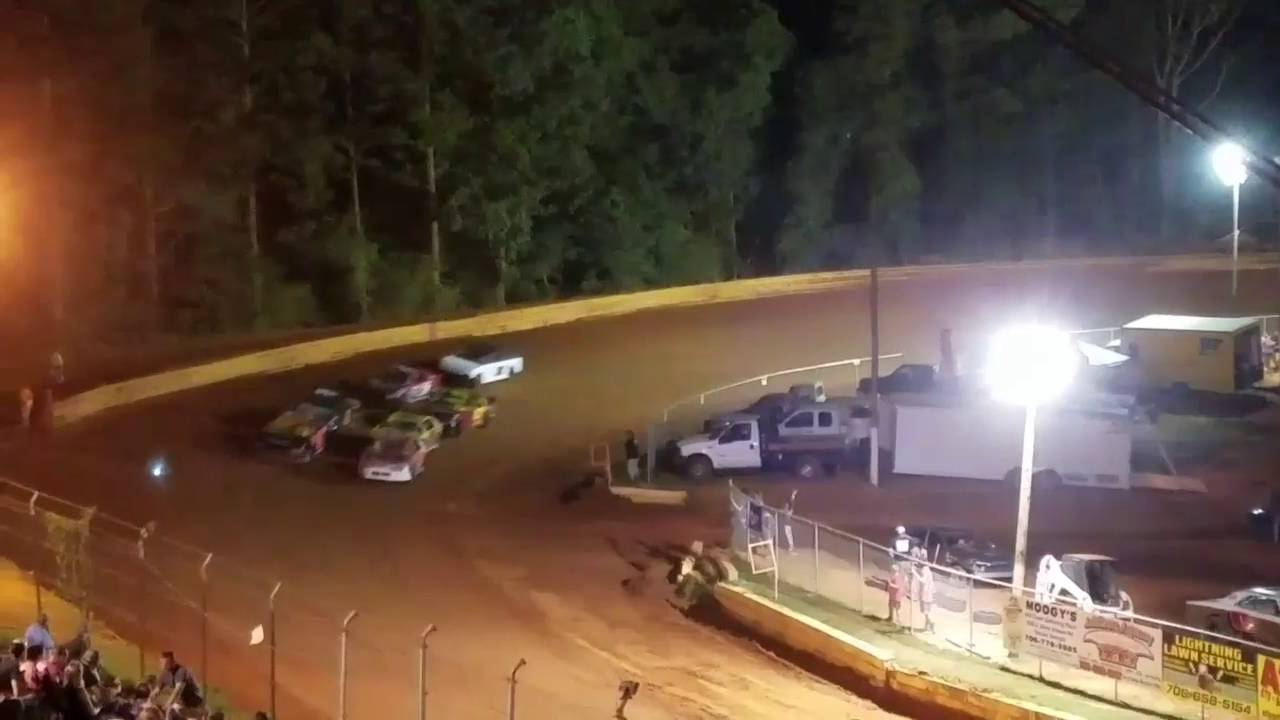 Toccoa Raceway Stock 4 Race @ Toccoa Raceway 7-23-16 focused on H3 Harley Holden - YouTube