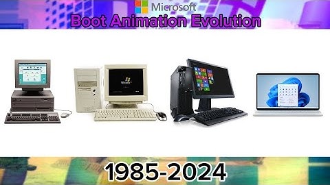 Microsoft Windows Boot Animation Evolution 1985-2024 #windows #microsoft #windowsevolution #windowsc