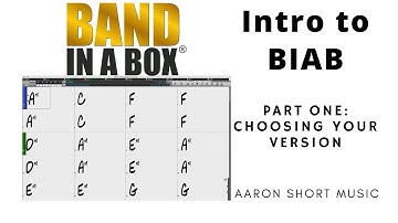 Intro To Band In A Box (PG Music) - Part 1