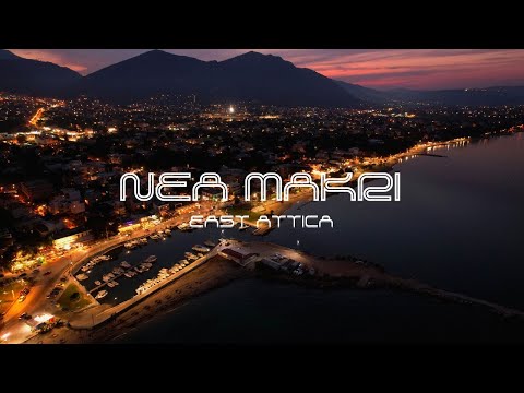 Nea Makri, Greece, Drone 4k Video