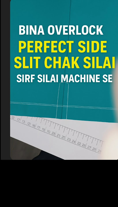 #sewing#tailoringtips Side Slit Cutting & Stitching Tutorial (Hindi)