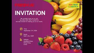 FRESVUE at Asia Fruit Logistica 2026 | Full Cold Chain & Quality Solutions for Global Fresh Produce