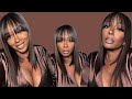 BEGINNER FRIENDLY BANGS HAIRSTYLE* HIGHLIGHT BANGS* YOU GUYS KNOW HOW I FEEL ABOUT A BANG WIG