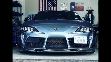MKV Supra Carbon Fiber Front Lip (3D Designs).