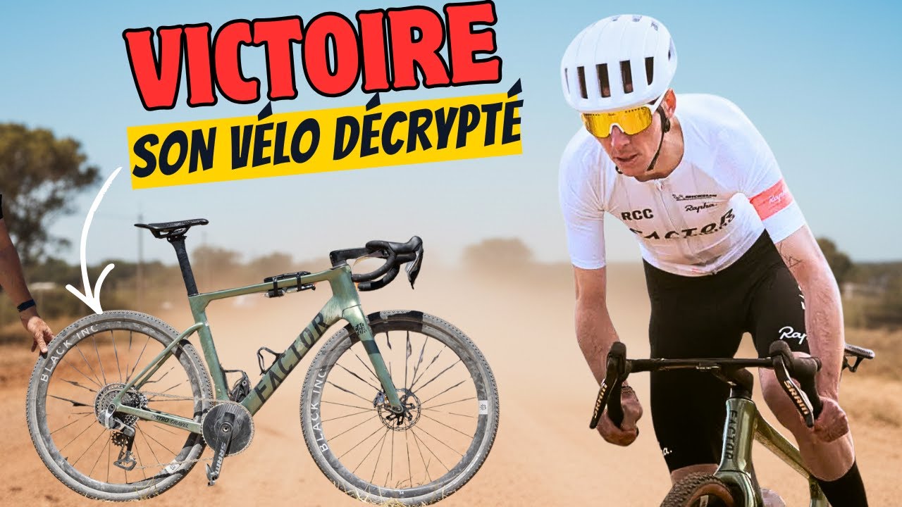 Romain BARDET : Première VICTOIRE Gravel en SOLO ! Son Vélo Factor Analysé