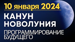 10 января: канун Новолуния. Настройка на программы 2024 года