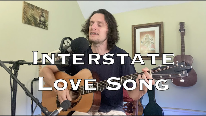 Interstate Love Song Cover version - Cover performance video thumbnail
