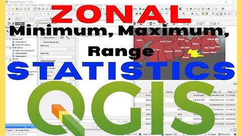 How to Calculate Zonal Statistics in QGIS