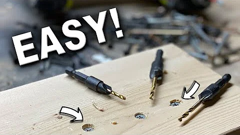 How to Countersink Wood Screws