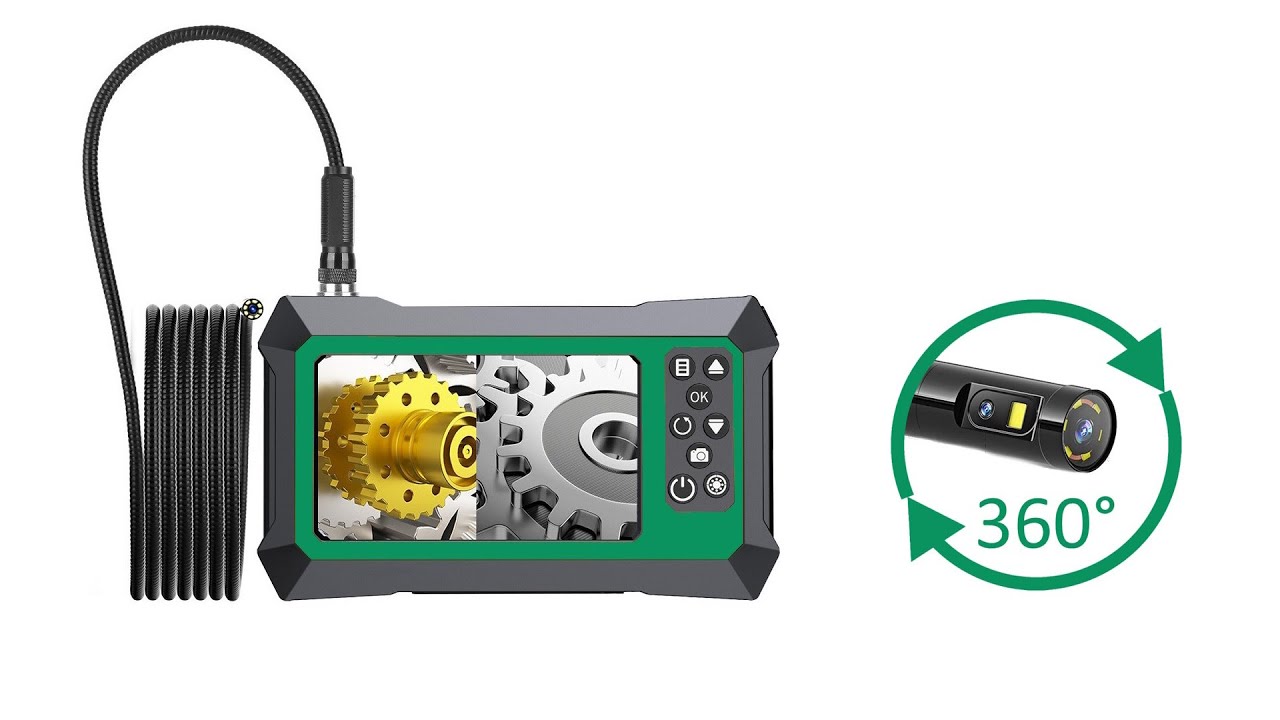 Borescopen 5,5 inspectiecaera, 2,4 inch industriële endoscoop et