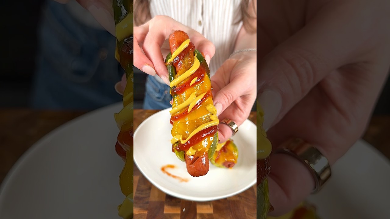 Pickle Bun Hot Dogs 🌭🥒