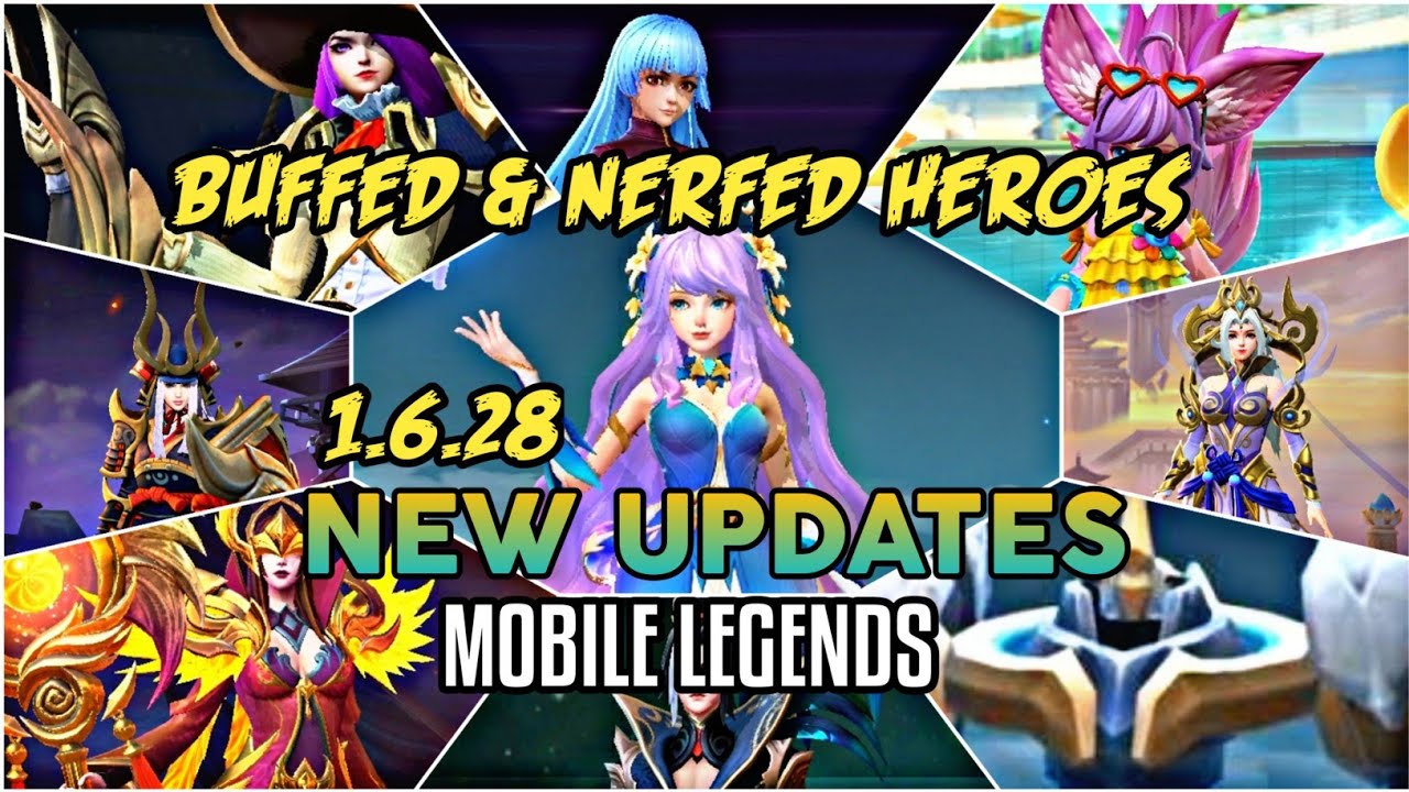 Lesley Buff | Nana Buff | Ling Nerf | Pharsa Nerf | Selena Nerf || Buffed and Nerfed heroes mlbb