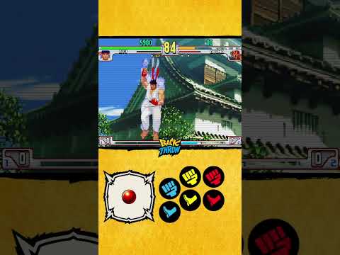 Street Fighter III: Third Strike - Ryu 100% damage combo (with inputs).
