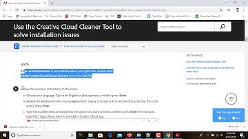 How to uninstall & remove adobe creative cloud