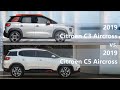 2019 Citroen C3 Aircross vs 2019 Citroen C5 Aircross (technical comparison)